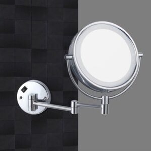 rh wall mount mirror with lighting new never used